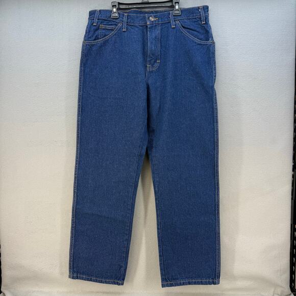 Dickies Other - Dickies Jeans Men's 34x30R Blue Straight Leg Work Jeans Heavy Duty NWT
